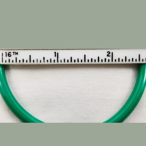 VINTAGE 1980s RETRO EARRINGS & BANGLE BRACELETS - Picture 6 of 7